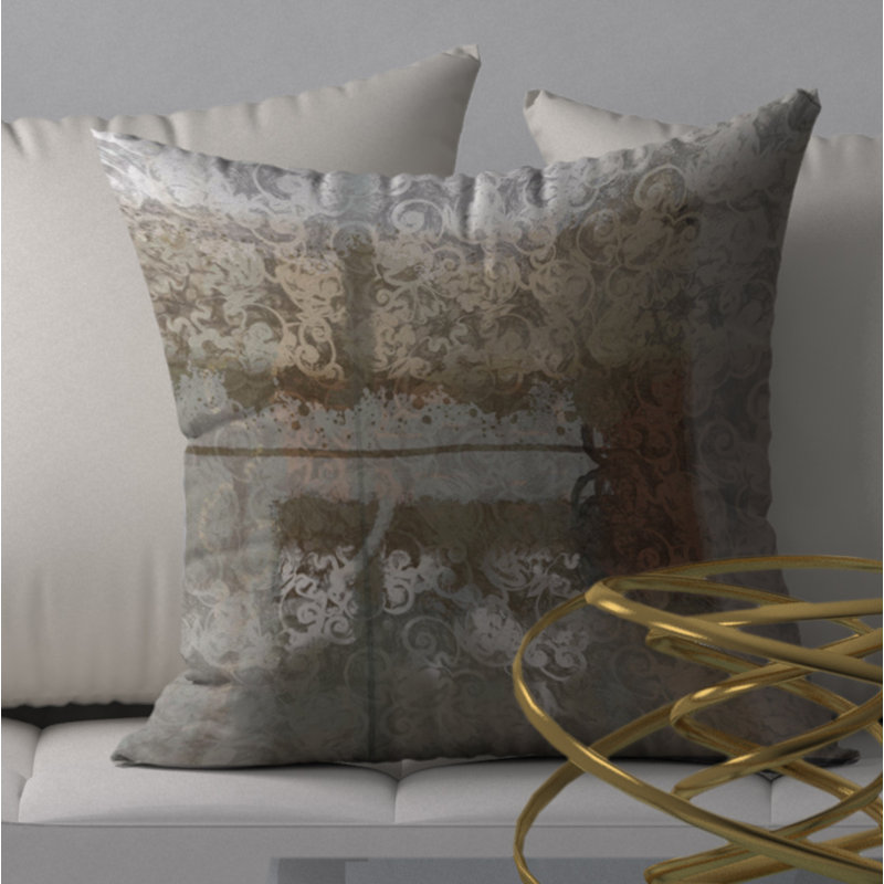 Housse de coussin carrée/insert, 24 po x 24 po