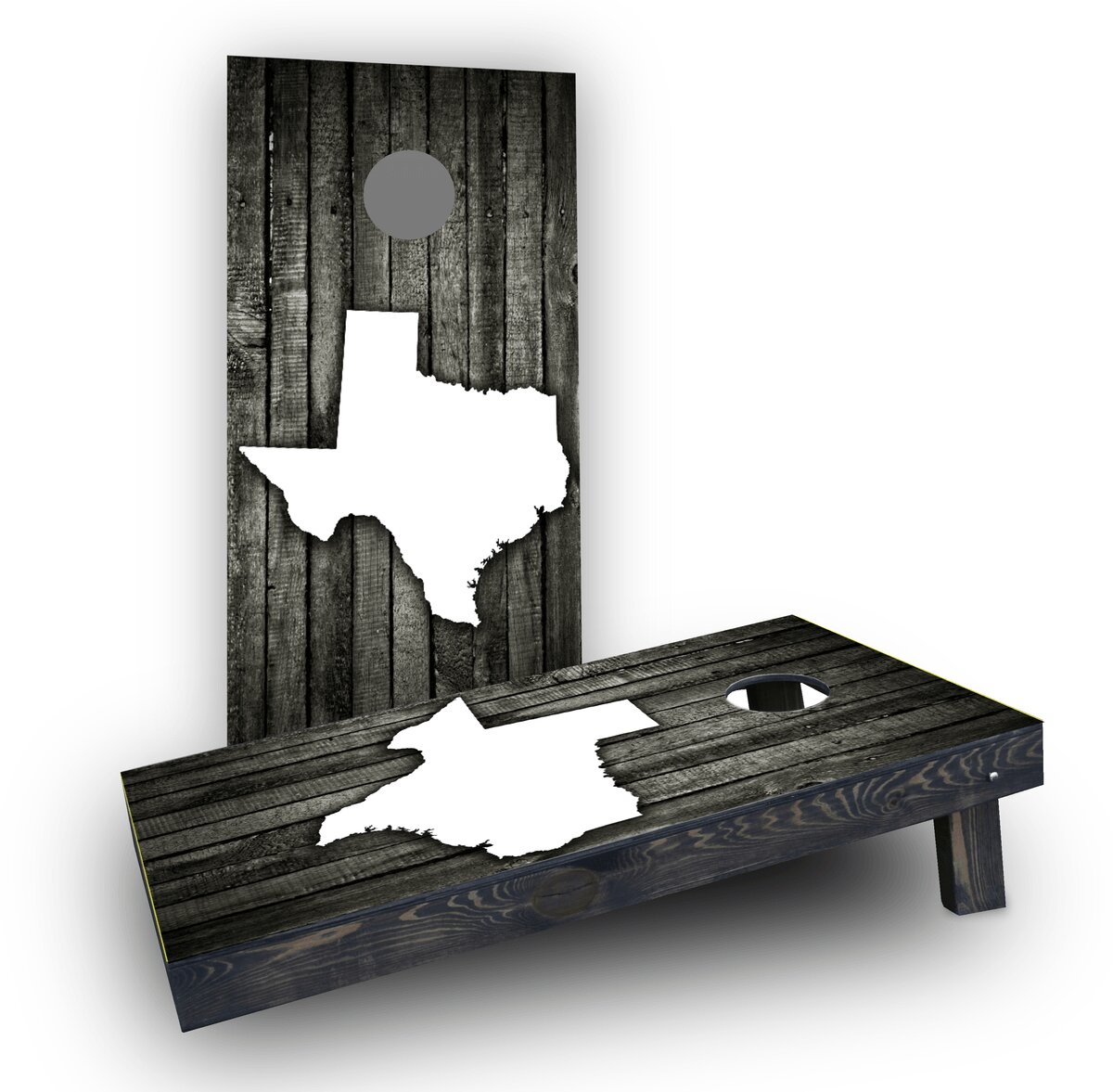 Custom Cornhole Boards Wood Slat Texas Themed Cornhole Game | Wayfair