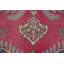 Tapis rose noué à la main de conception unique 4 pi 7 po x 6 pi 3 po Sushma