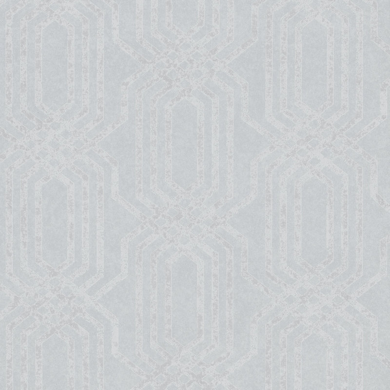 Rouleau de papier peint Hotel Trellis, Argent argent