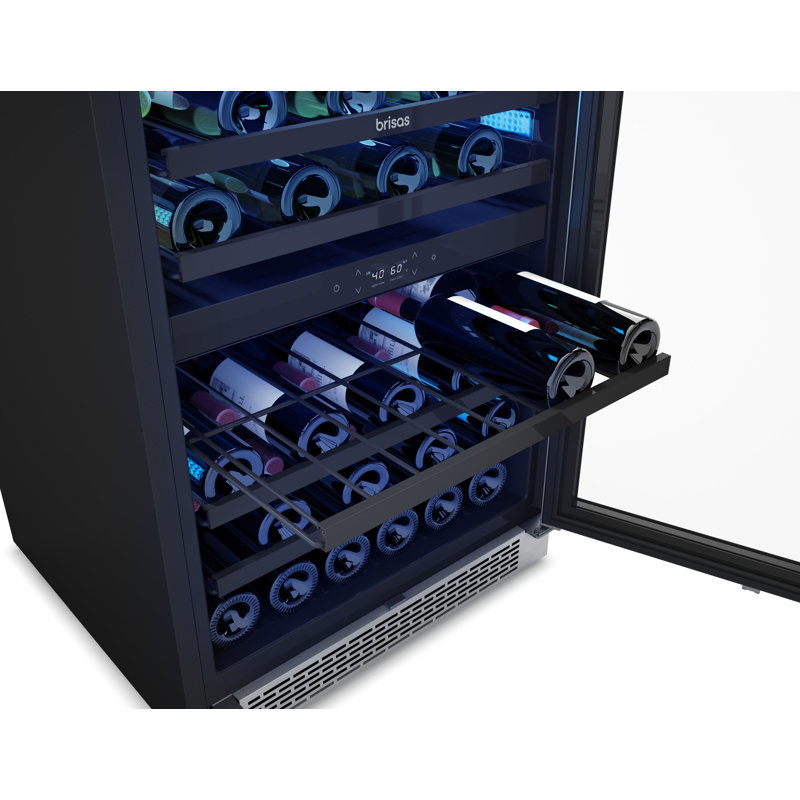Brisas by Zephyr 24" 46-Bottle Dual Zone Wine Cooler