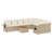 Vidaxl Garden Sofa Set Beige, Cream