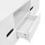 Table basse rectangulaire moderne ultrabrillante, table centrale élégante avec espace de rangement, mobilier d'appoint avec 16 lumières DEL pour le salon-236835965