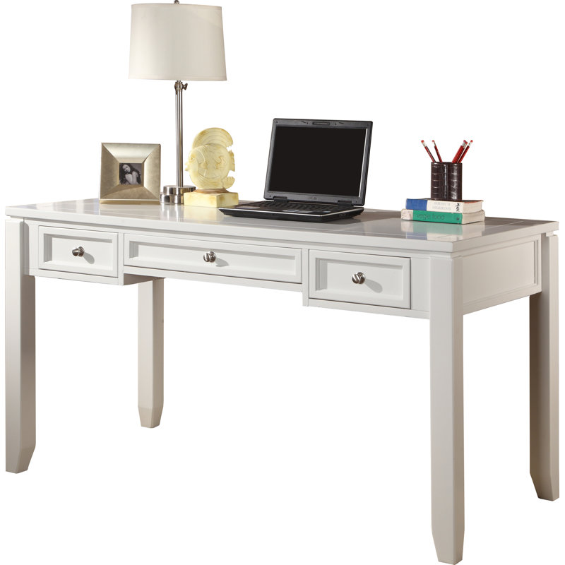 Annmarie 3 Piece Solid Wood Computer Desk Office Set