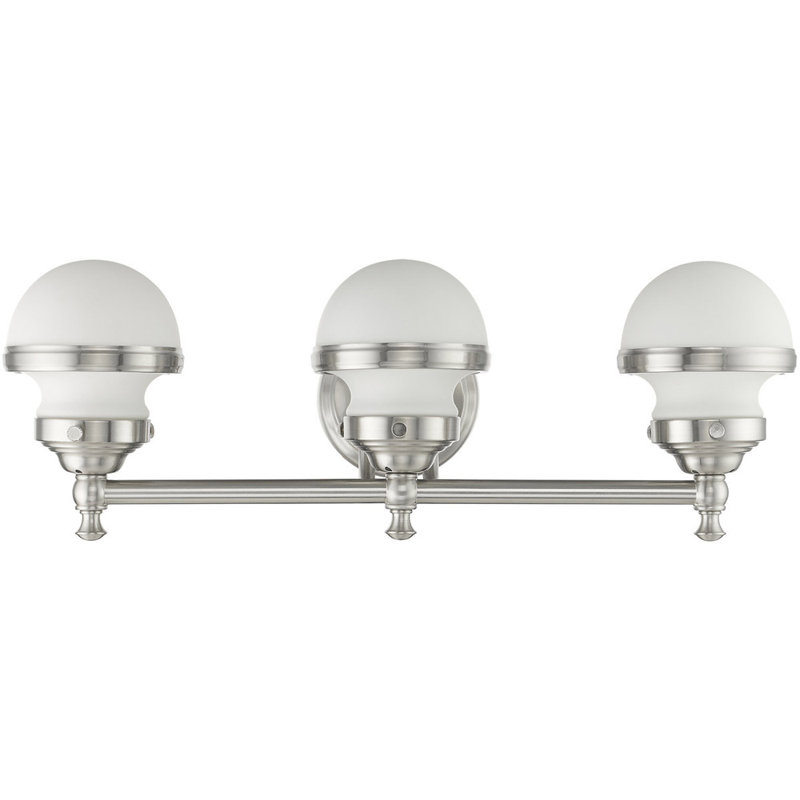 Midtown 3 - Light Vanity Light, Brushed Nickel