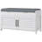 Shoe Bench, Entryway Bench With Shoe Storage, Cushion, Hidden Compartments, Adjustable Shelves And Shutter Doors, 35.4" Shoe Organizer