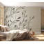 Murale botanique pelez et collez - Feuilles grimpantes-442934058