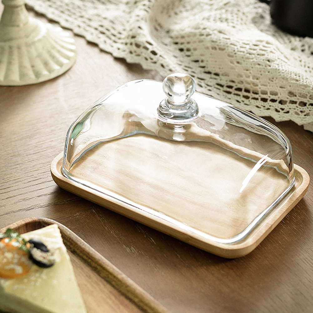 Wood Butter Dish