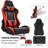 Anman Racing Simulator Cockpit Stand with red Racing Chair fit Logitech G29 G920 G923 Thrustmaster-86406010