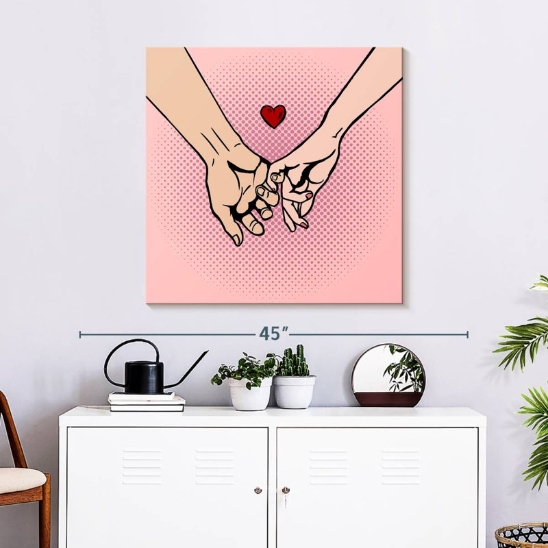 Hardie Comic Lovers, 30" H x 30" W