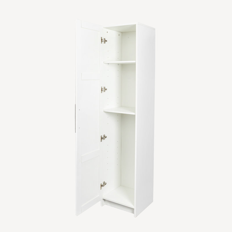 Bathroom Storage Cabinet with Movable Shelves, White