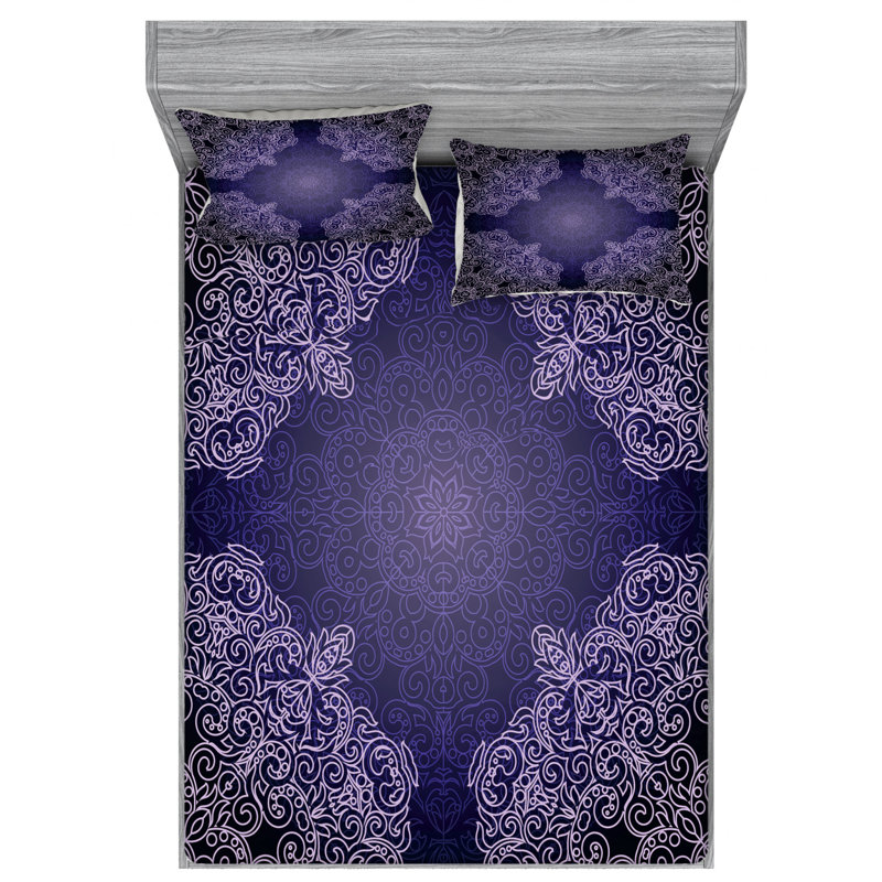 Microfiber Sheet Set, Full Sheet Set with Fitted Sheet