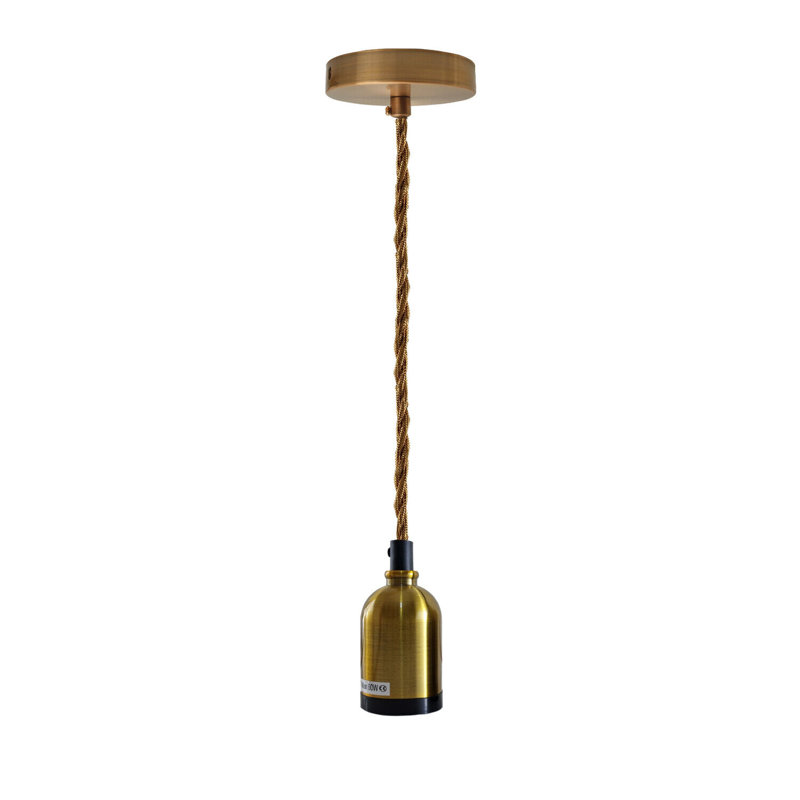 Nesi 1 - Light Bulb Pendant, Yellow/Gold