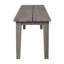 Banc d'extérieur gris foncé Uttermost Forsyth