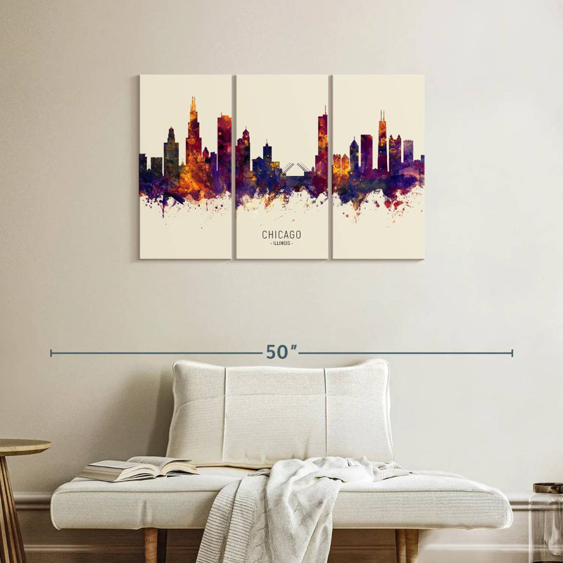 Sebbie Chicago, Illinois, horizon IV, H 24 po x l 38 po