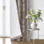 Country Lane Toile  Natural Cotton Grommet Top Drapery Panel Set of 2-1828347605