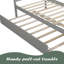 Lit plateforme simple avec lit gigogne-1423625917