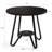31.5" Round Dining Table With Double Shelves-1251721329