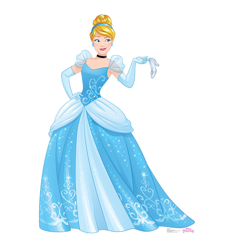 Découpe en carton taille réelle Cendrillon