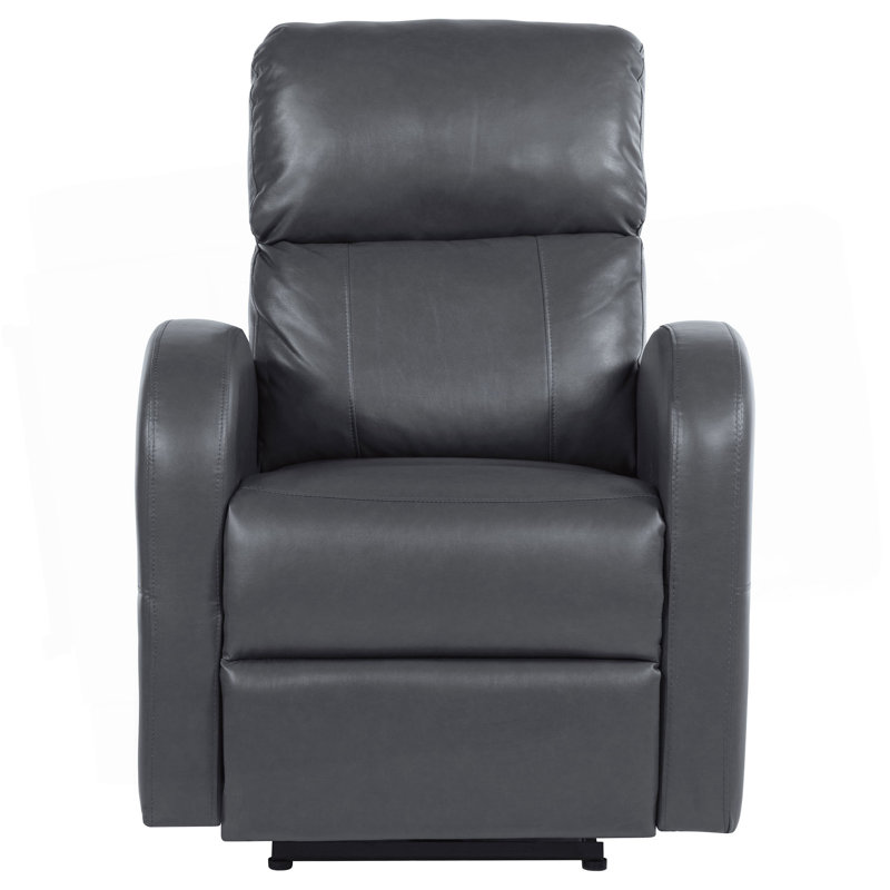 Meglia  Upholstered Power Recliner Chair, Gray