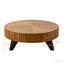 Table basse ronde 35,4 po - Décoration intérieure - Naturel-129581642