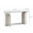 Arvyn Travertine Veneer Console Table