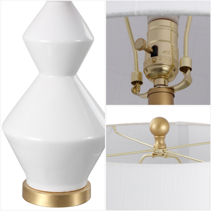 Hager Table Lamp, White