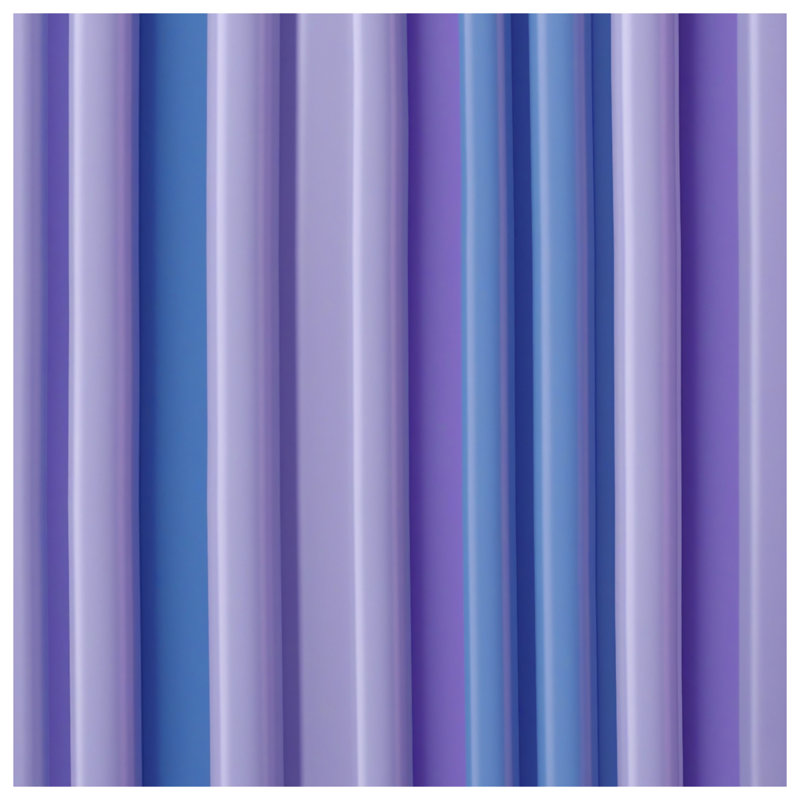 Housses de couette à rayures bleues et mauves, Lit simple