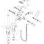 AXOR Montreux Double Handle Floor Mounted Clawfoot Tub Faucet Trim with Handshower-17271269