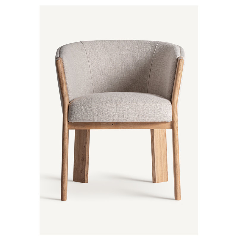 Nara Dining Chair, Brown, Beige