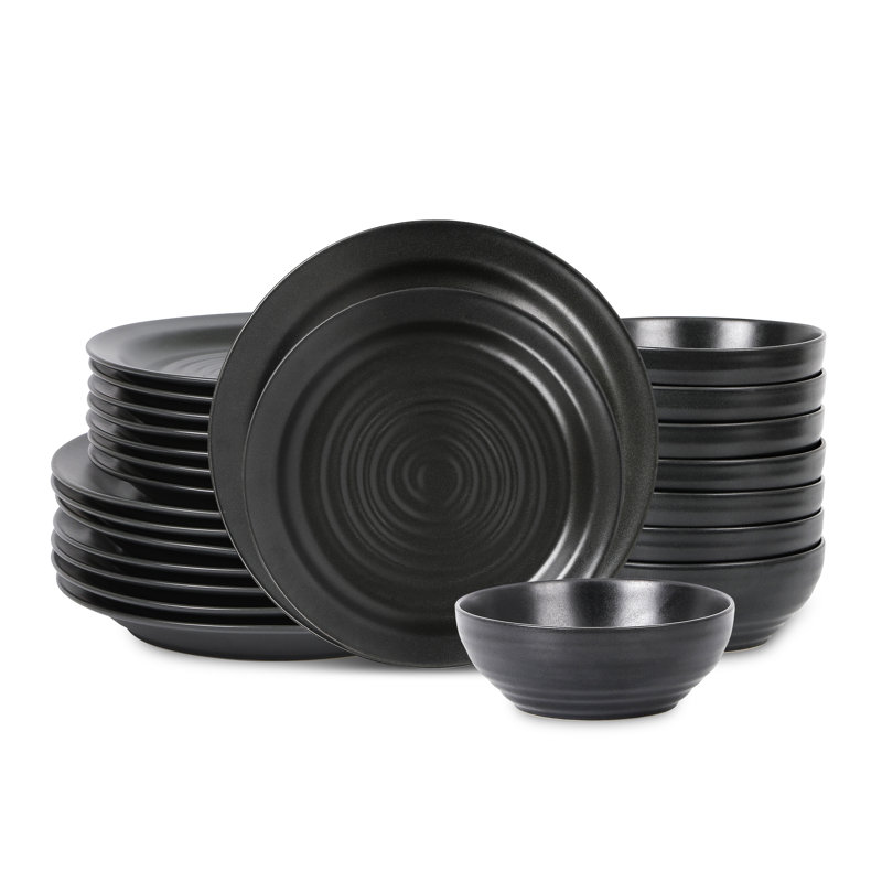 Service de table 24 pièces Stone Lain Orbit, Gris
