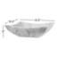 Lavabo de salle de bain vasque carrée Deep Zen Stone-37128333