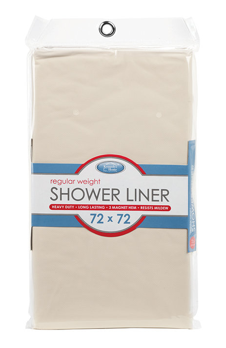 Canaan Cotton Shower Curtain with Liner Included, Cream