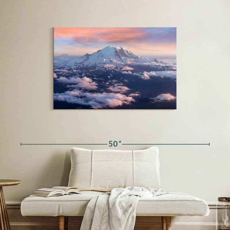 Alvord Mount Rainier, lever du jour, H 26 po x l 39 po