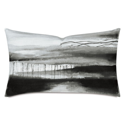 Coussin décoratif gris anthracite Palette