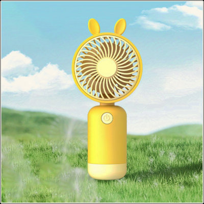 1 pièce; Petit ventilateur de dessin animé Ventilateur portatif USB