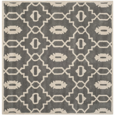 Carolene Hand Tufted Wool Geometric Rug