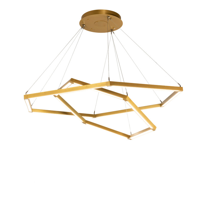 Vela 2 - Light Goldtastic LED Geometric Pendant