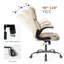Ensemble de bureau pour travailler debout et à hauteur réglable avec fauteuil de direction-16623310