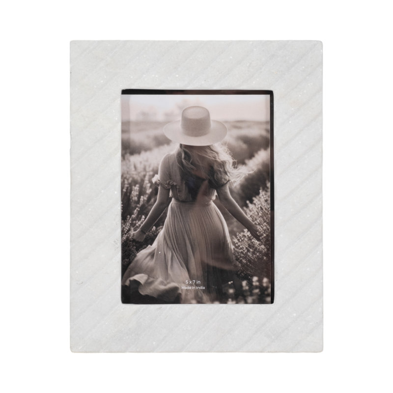 Genuine Marble Single Picture Frame, 8" W x 10" H