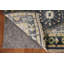 Tapis géométrique traditionnel en laine indien 3 x 5