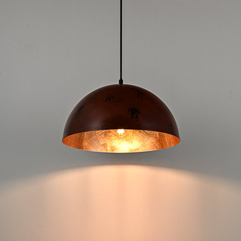 Luminaire suspendu simple 1 lumière, H 86,6 po x l 15 po