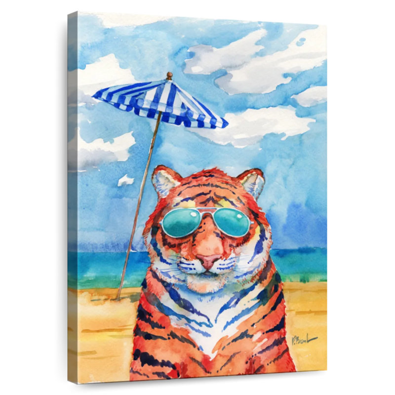Abat-jour Ketti Tiger, H 39 po x l 26 po