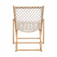 Ensemble de 2 chaises d'extérieur tissées avec corde tissée à la main