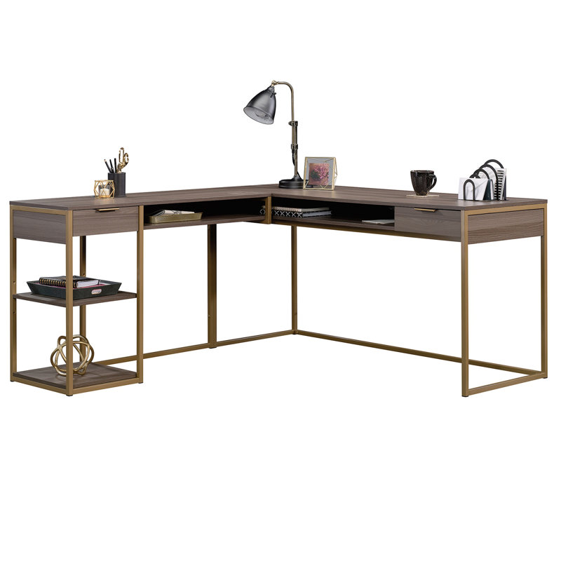 Bureau en L, finition