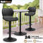Ensemble de table bistro et tabouret de bar réglable en hauteur 3 pièces Moaid-1072834825-1072834830