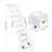 8 Steps Wall Mounted Retractable Folding Ladder-337824803