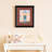 Black Wood Matte Picture Frame with Mat-70821112