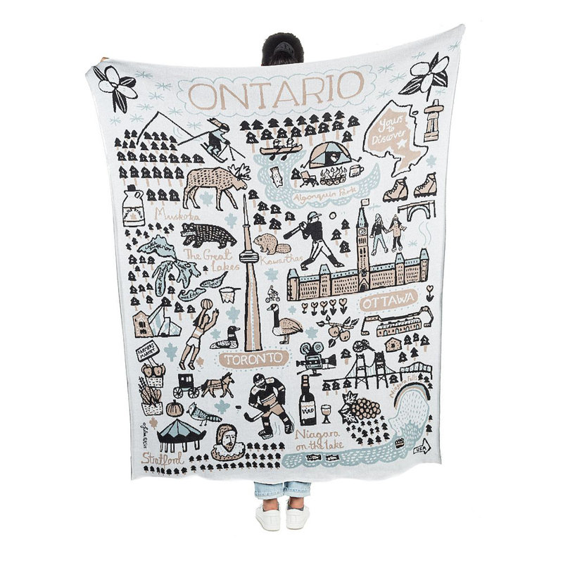 Antwayne Plain Weave / Muslin Throw Blanket