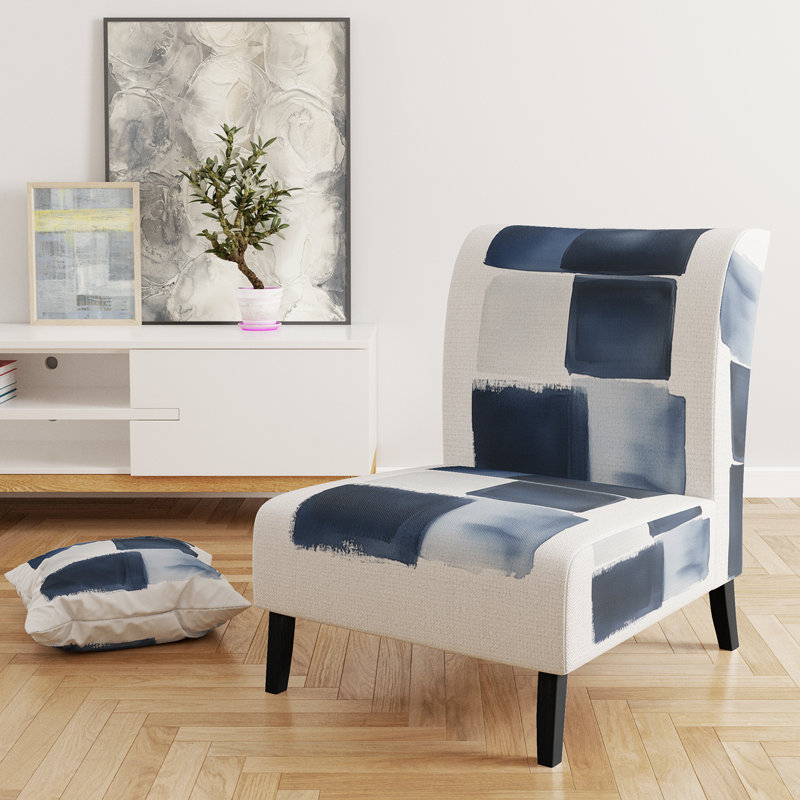 Fauteuil de chambre Abstract Modern, Slipper Armless
